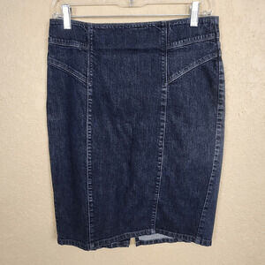 Ann Taylor Factory Denim Pencil Skirt Size 4 (3486)